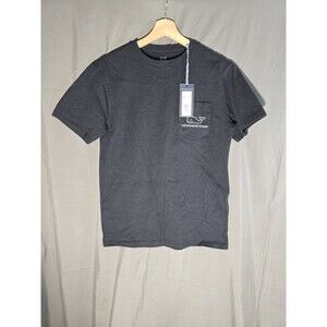 Vineyard Vines New With Tags Whale Pocket T-Shirt Mens XS Black...